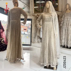 Ivory Bridal Maxi — Pakistani Bridal Dress | Jabeenz UK