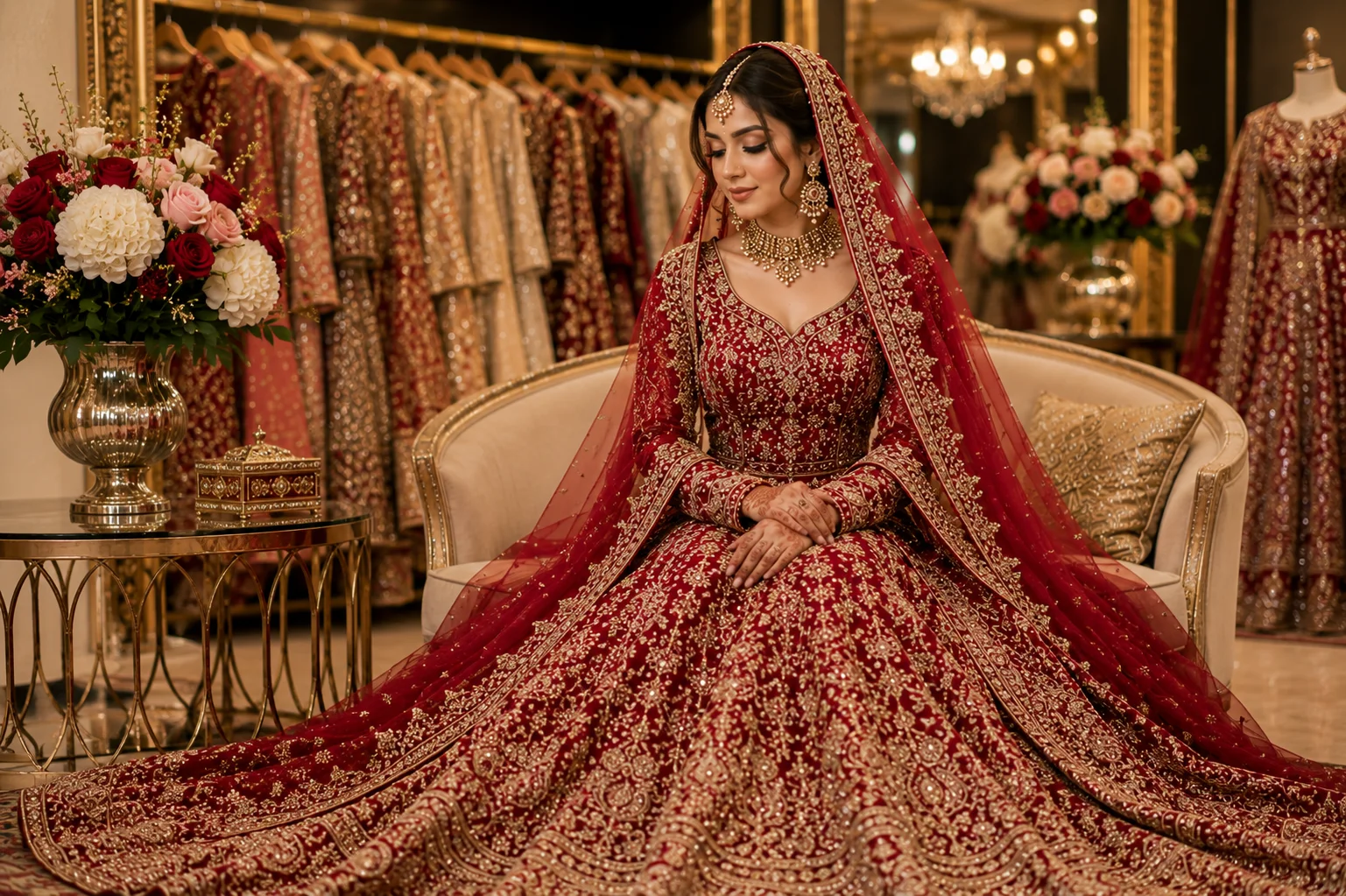 Decoding the Timeless Tradition of Red Bridal Lehengas in Pakistani Culture