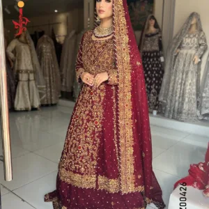 Angarkha Style Bridal Lehenga — Pakistani Wedding Dress | Jabeenz UK