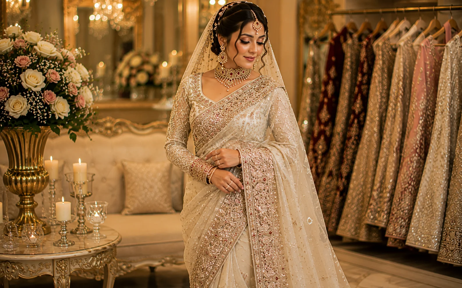 Embracing Tradition with Stunning Pakistani Bridal Sarees