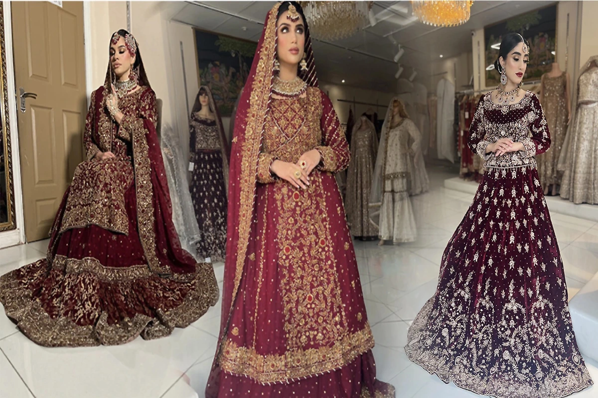 Stunning Pakistani Bridal Gowns for Winter Weddings