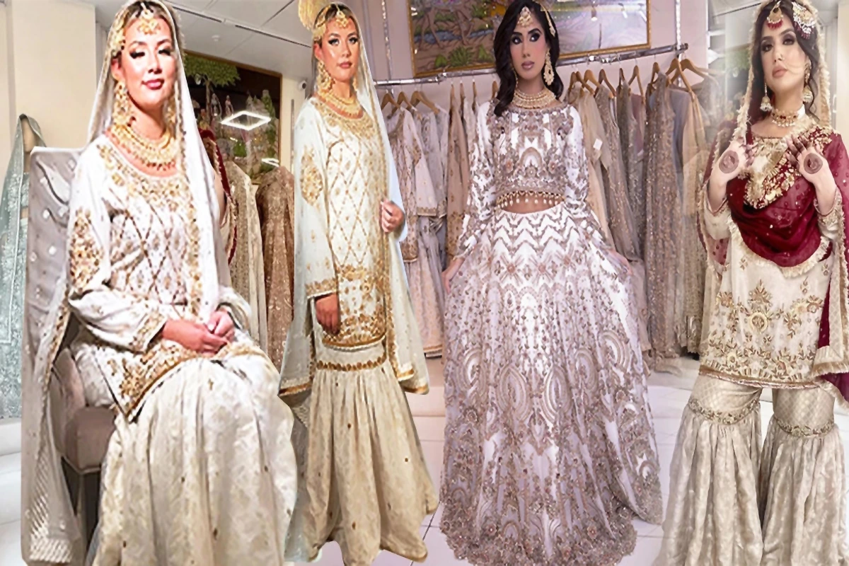 Beautiful White Dresses for Nikkah Ceremony in Pakistani Weddings