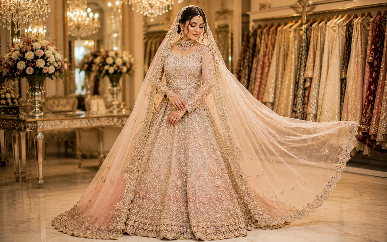 Trendy Pakistani Bridal Dress Styles for Different Wedding Events
