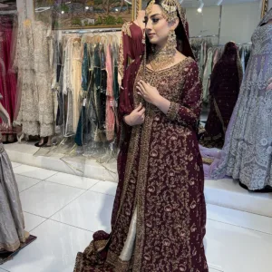 Peshwas gown with lehenga