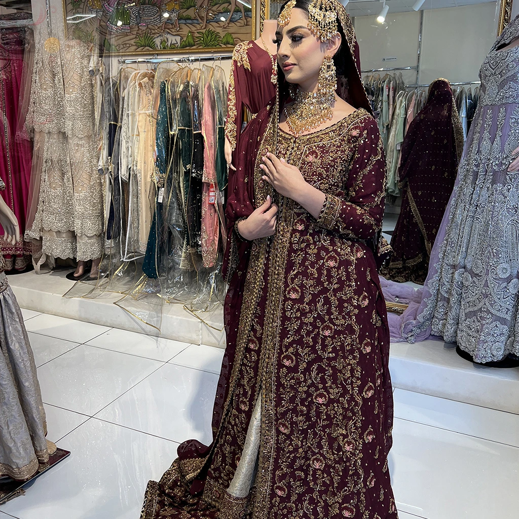 Peshwas gown with lehenga