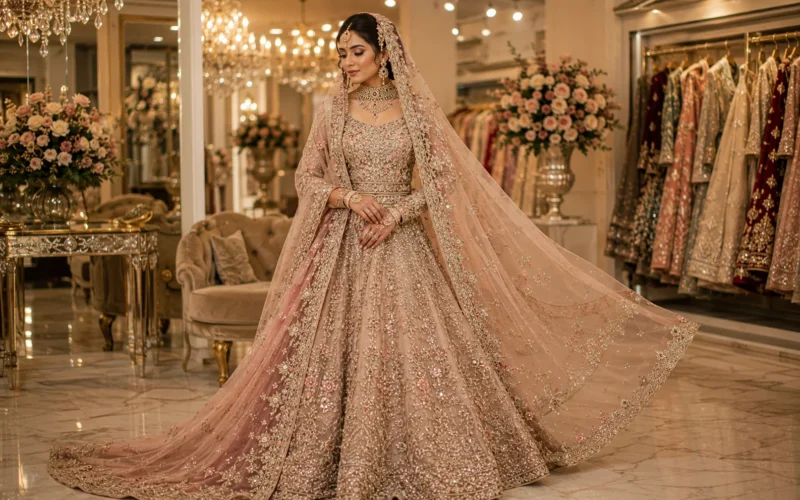 Modern Pakistani Bridal Dresses with a Traditional Twist in the UK