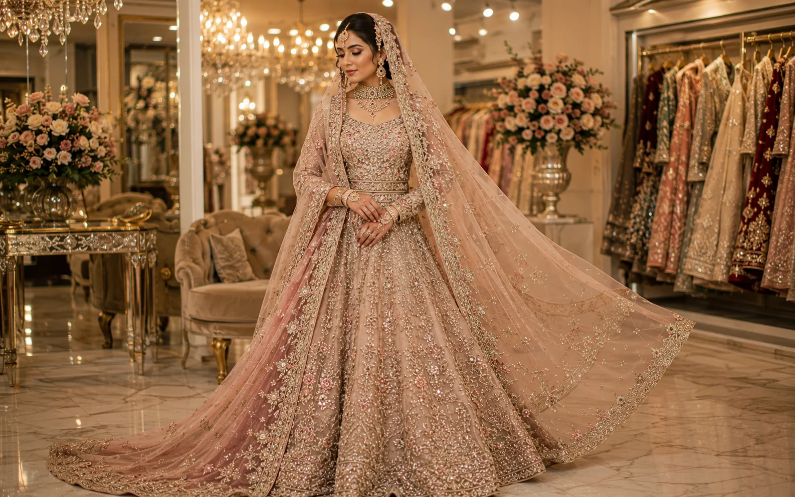 Modern Pakistani Bridal Dresses with a Traditional Twist in the UK