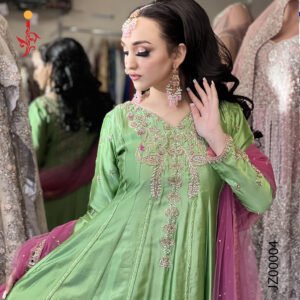 Green Silk Maxi