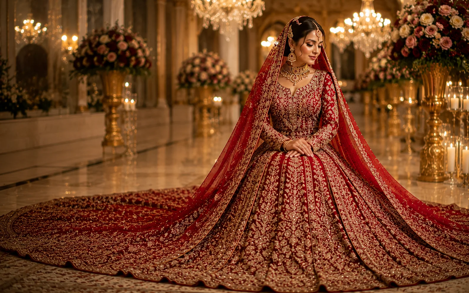 Best Pakistani Bridal Gowns for a Grand Wedding