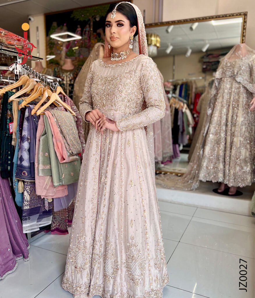 Ornate bridal dress