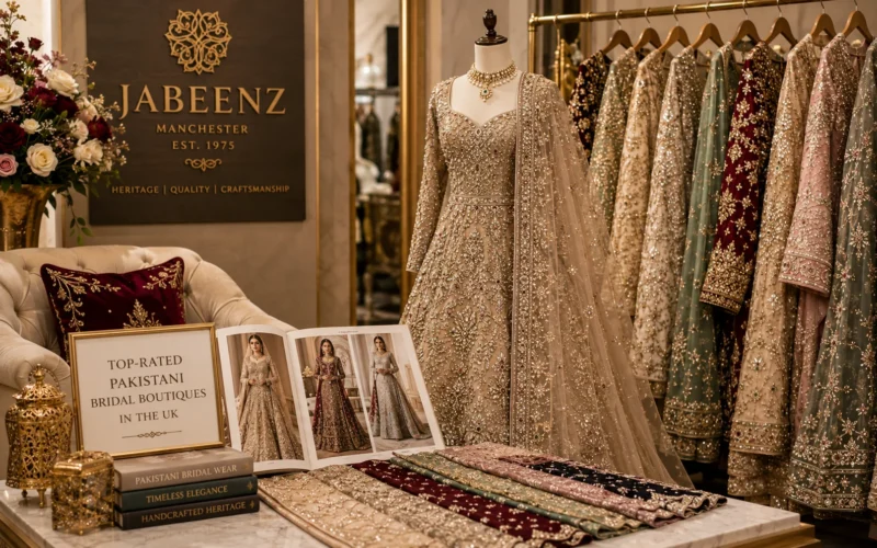 Top-Rated Pakistani Bridal Dress Boutiques in the UK for Perfect Wedding Wear
