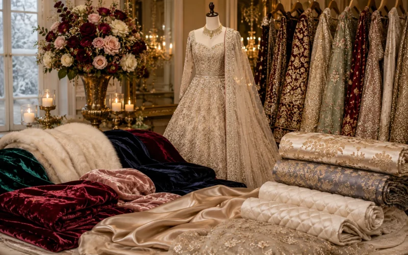 Innovative Fabric Choices for Winter Weddings in 2025 in the UK