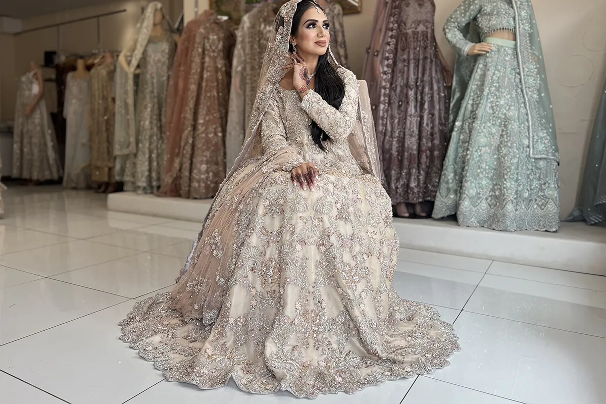 3D Floral Embellishments & Botanical Embroidery: Romantic Trends in Pakistani Bridal Wear