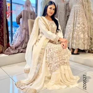 Ivory Formal Shirt with Farshi