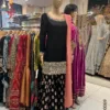 Black Gharara Party Wear — Pakistani Occasion Dress | Jabeenz UK