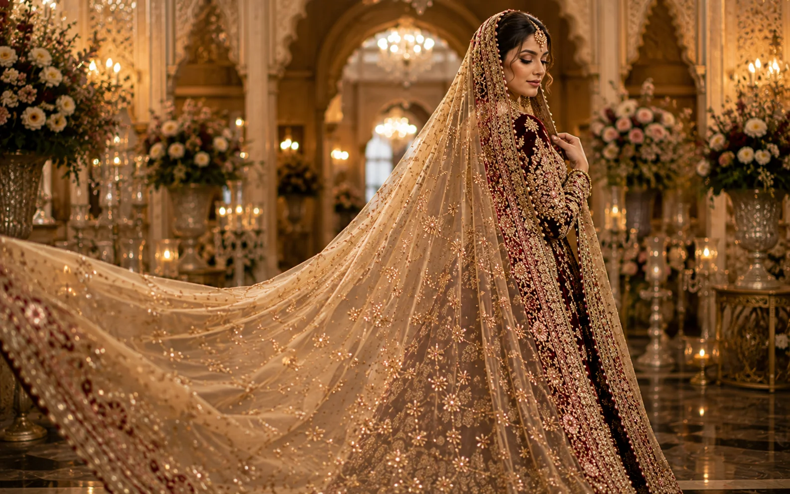 Statement Dupattas Veils: How Big-Drama Drapes are Bringing Royalty to Bridal Looks