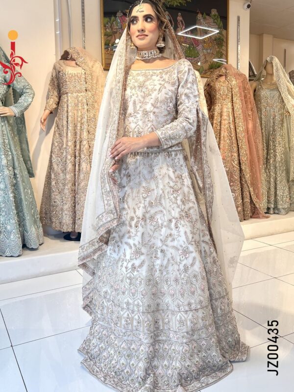 Ivory Bridal Lehenga Set - Image 2