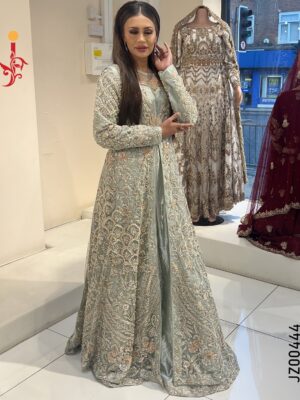 Light Green Front-Open Maxi - Image 2