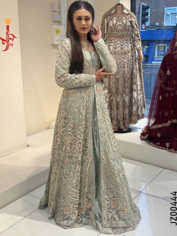 Light Green Front-Open Maxi - Image 2