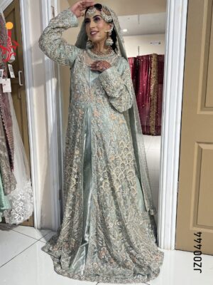 Light Green Front-Open Maxi - Image 2