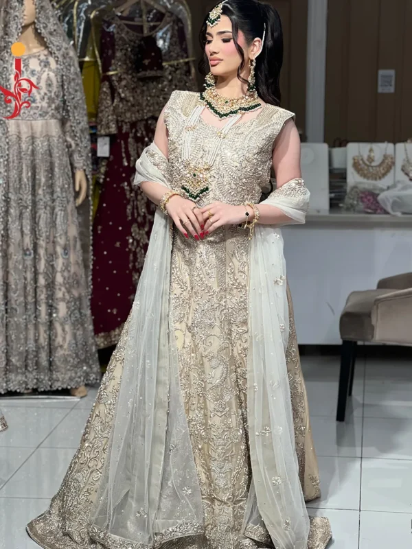 Off White Bridal Maxi - alternate view