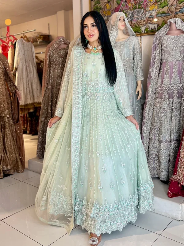 Sage Radiance Green Net Maxi - alternate view