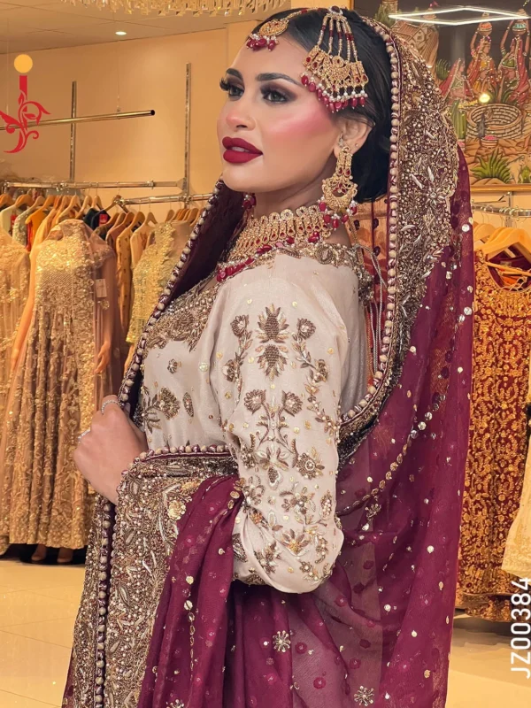 Deep Maroon Farshi Lehenga