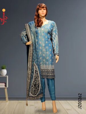 Metallic Blue Dress - Image 2