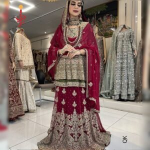 Paplam Shirt With Bridal Lehenga