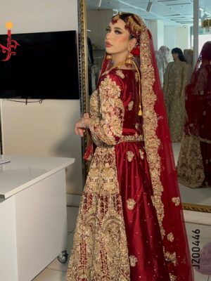 Silk Bridal Lehenga Choli - Image 3