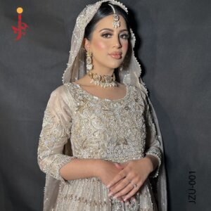 Fawn Front-Open Bridal Dress