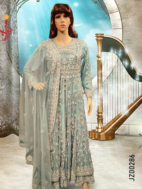 Ice Blue Bridal Maxi - Image 2