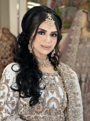 White Embroidered Organza Lehenga Choli