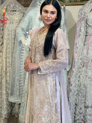 Front Open Partwear Maxi - Bridesmaid Dresses, Formal Wear, Party Wear, Wedding Guest Dresses - Walima | Jabeenz UK