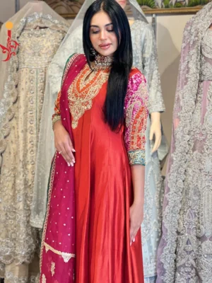 Mehendi Glow Maxi - Bridesmaid Dresses, Formal Wear, Mehndi Dresses, Party Wear, Wedding Guest Dresses - Walima | Jabeenz UK