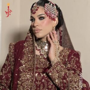 Maroon Bridal Farshi Lehenga