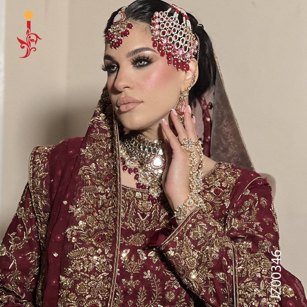 Maroon Bridal Farshi Lehenga