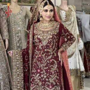 Mehr-e-Maroon Bridal Sharara