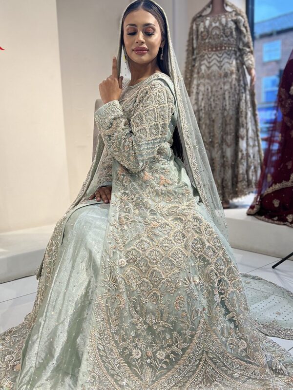 Light Green Front-Open Maxi