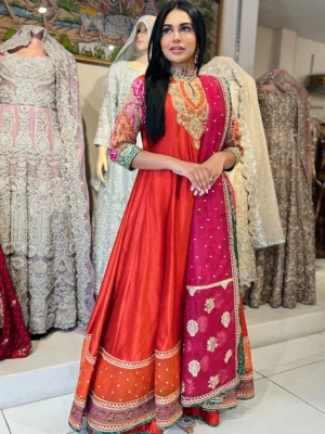 Mehendi Glow Maxi - Bridesmaid Dresses, Formal Wear, Mehndi Dresses, Party Wear, Wedding Guest Dresses - Walima | Jabeenz UK