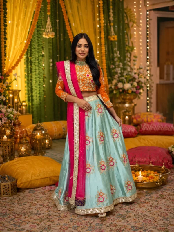 Mehndi occasion wear