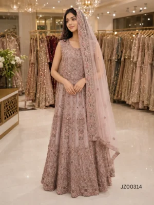 Bespoke bridal dress - Lilac Tail Bridal Maxi - Jabeenz Manchester