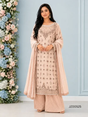 Tea Pink Formal Shirt with Trousers — close-up view | Jabeenz UK