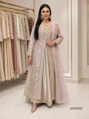 Front Open Partwear Maxi — back view | Jabeenz UK