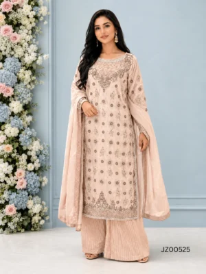 Tea Pink Formal Shirt with Trousers — styling view | Jabeenz UK