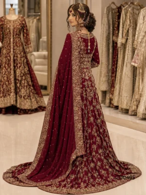 Shamoos Bridal Lehenga Choli — styling view | Jabeenz UK