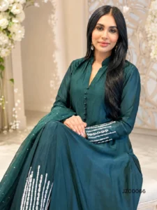Bottle Green Aline with Trousers