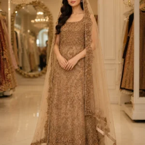 Coffee Tail Bridal Maxi