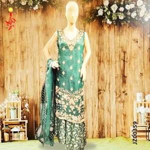 Bottle Green Party Wear - Image 5