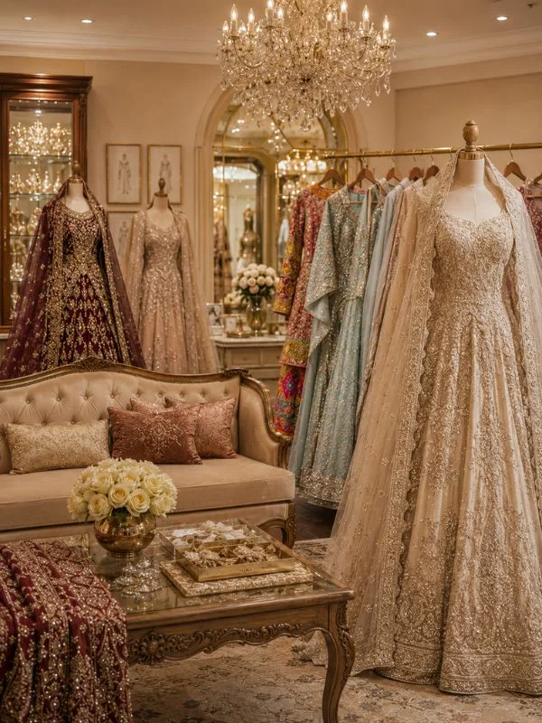 Jabeenz showroom — crafting bridal fashion since 1975